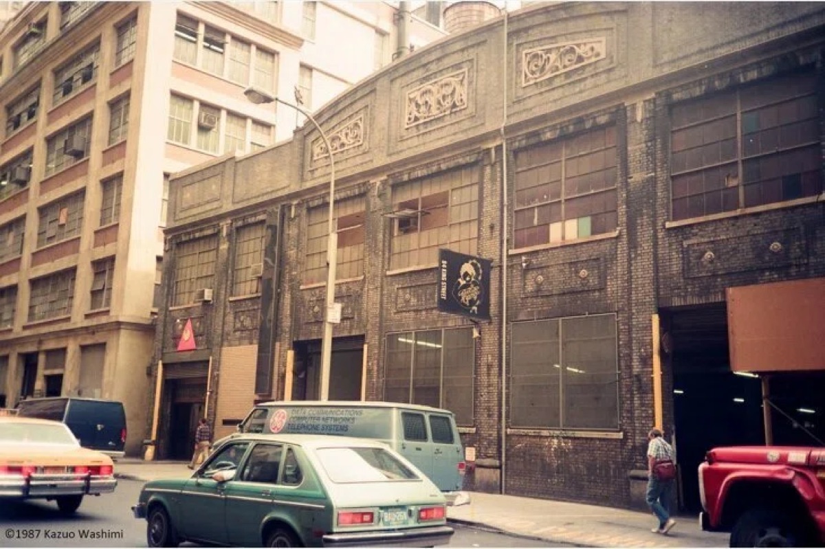 84 King Street exterior, the original Paradise Garage building, 1987.